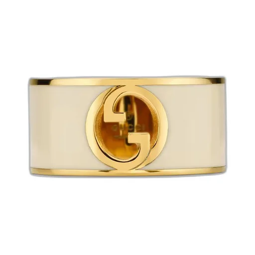 Gucci Blondie wide enamel ring
