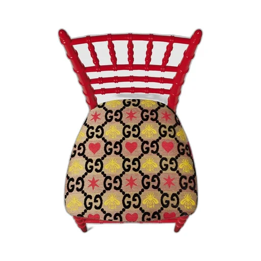 Chiavari chair with GG jacquard