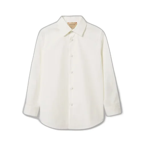 Children's cotton poplin shirt