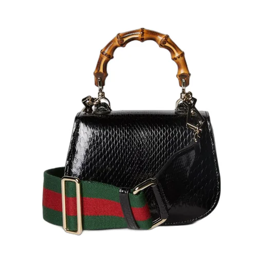 Gucci Bamboo 1947 mini python bag
