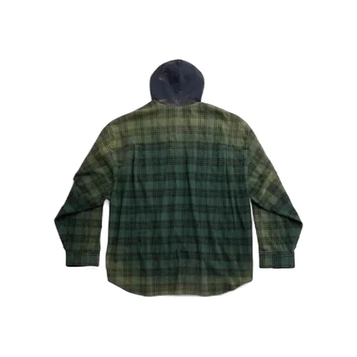 Oversized Hooded Shirt