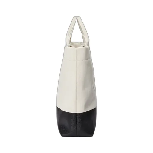 Canvas tote bag with embossed detail