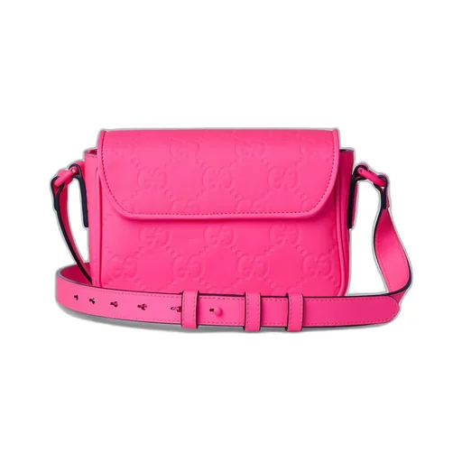 GG rubber-effect super mini bag