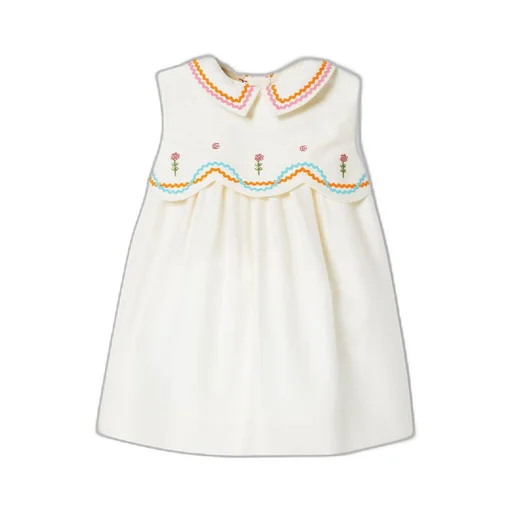 Baby cotton poplin dress