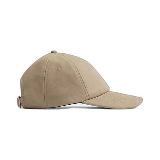 Printed Leather Cap
