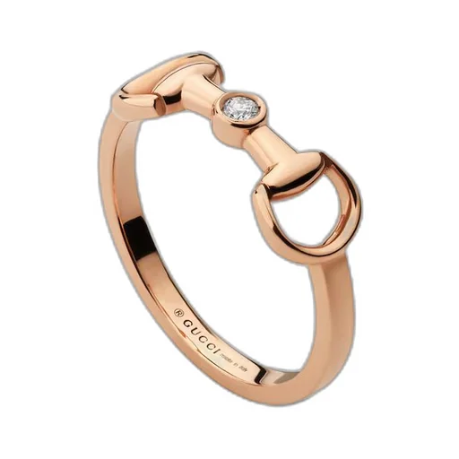 18k Horsebit diamond ring
