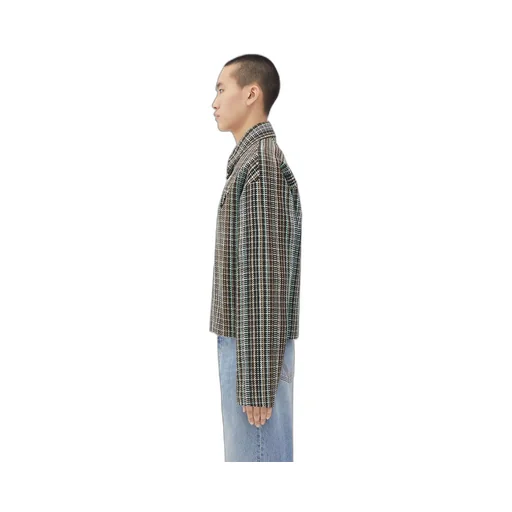 Cotton Check Jacket