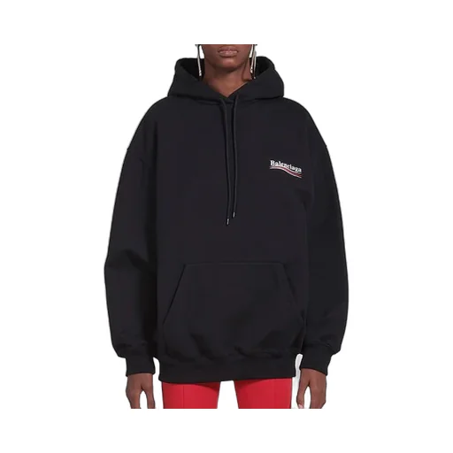 Cola Label Hoodie Black
