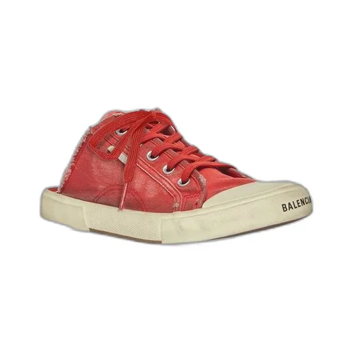 Paris Trainers Mule Red