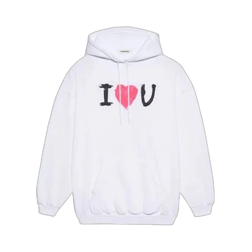 Printing Hoodie White