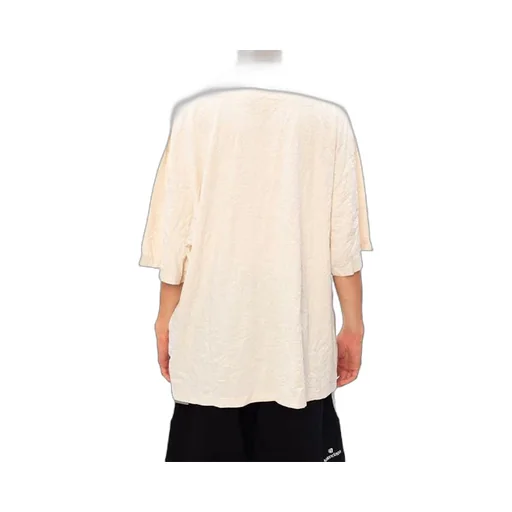 Logo Embroidered Round Neck T-Shirt