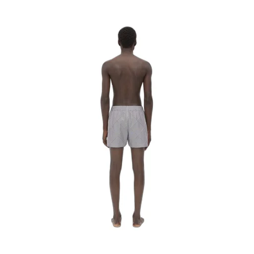 Cotton And Nylon Intreccio Swim Shorts