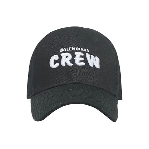 Embroidered Crew Logo Baseball Cap