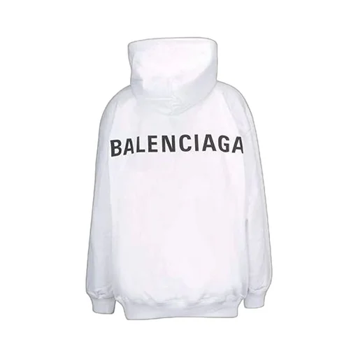 Back Print Logo Hoodie