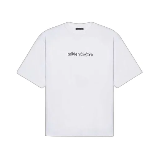 Symbolic Round Neck Alphabet Printing T-Shirt