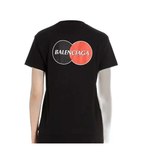 Chest Logo Printing Round Neck T-Shirt