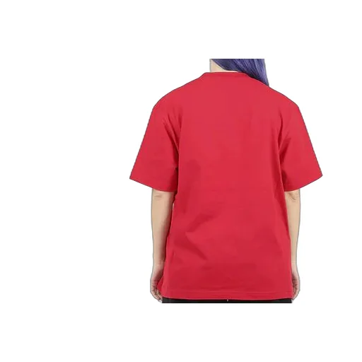 Paris Love Regular T-Shirt Printing Short Sleeve Red