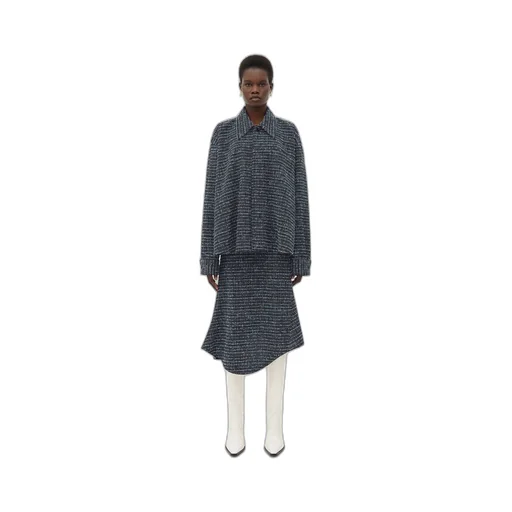Structured Tweed Shirt Jacket