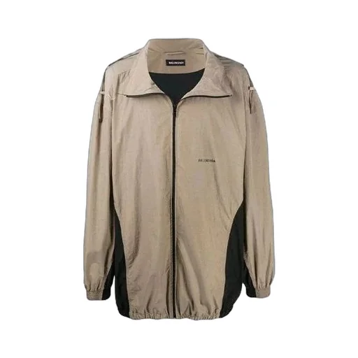 Oversized Zip-Up Lightweight Track Jacket