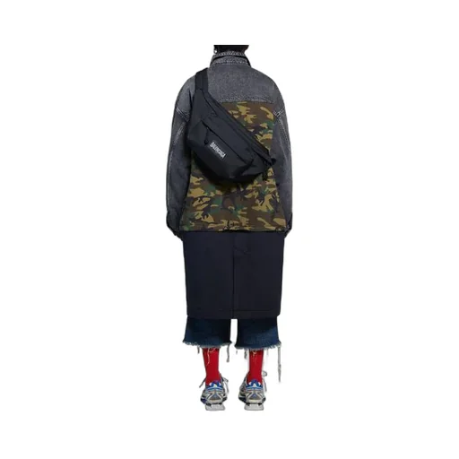 3 Layered Patchwork Knee Length Car Coat