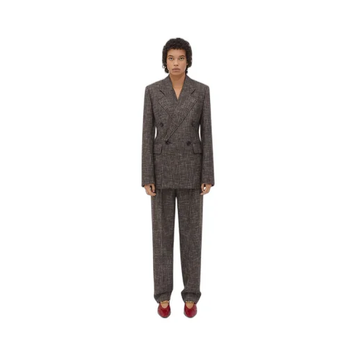 Wool And Cotton Pied De Poule Jacket