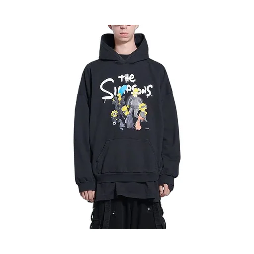 Balenciaga x THE SIMPSONS Cotton Hoodie Wide Fit