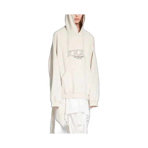 XXXL Patched T-Shirt Hoodie Oversized