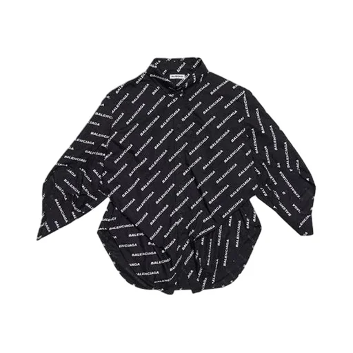Typo Logo-Print Long Sleeve Shirt