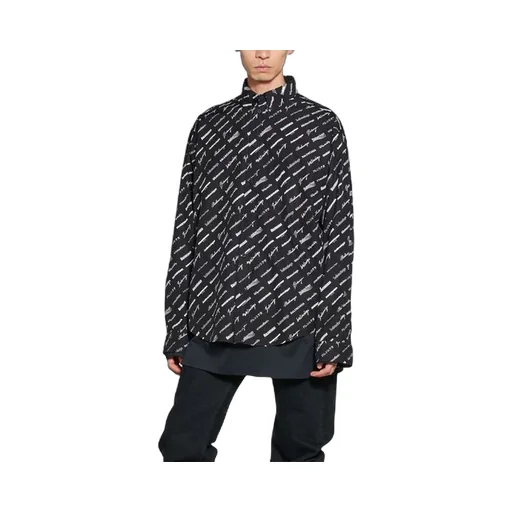 Logomania All Over Long Sleeve Shirt