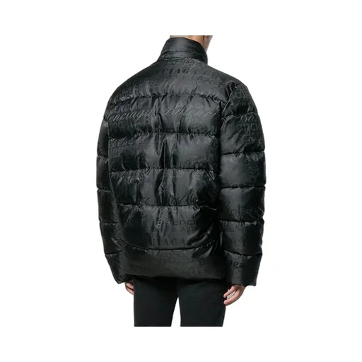 Embroidered Logo Puffer Jacket