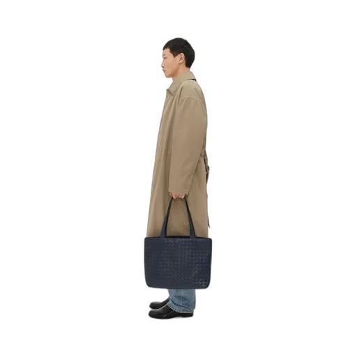 Small Intrecciato Zipped Tote