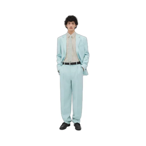 Wool Grain De Poudre Jacket