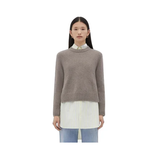 Heavy Wool Sweater With Knot Buttons
