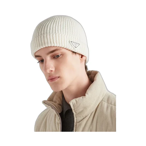 Wool and cashmere beanie