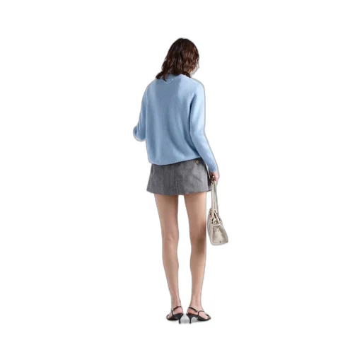 Wool and cashmere crew-neck sweater