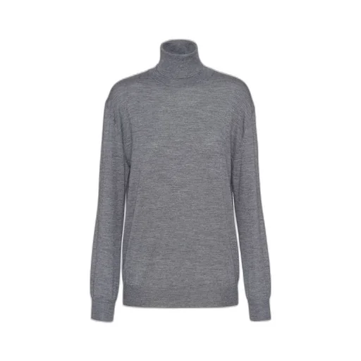Cashmere and wool turtleneck sweater