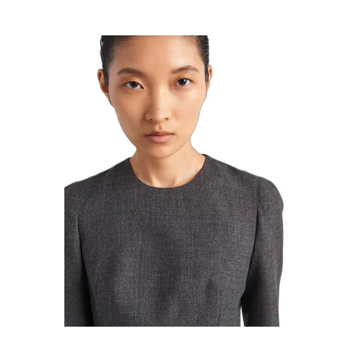 Wool mini-dress