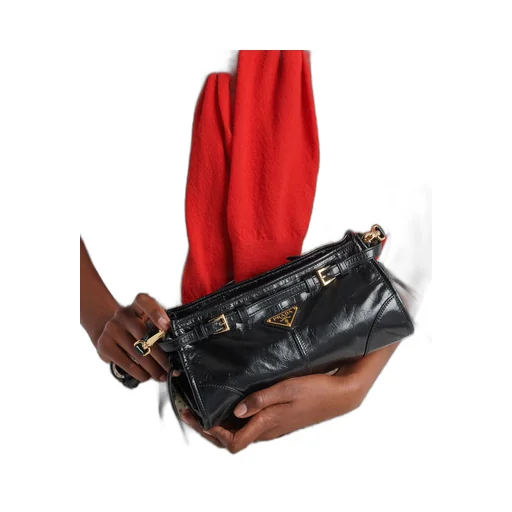 Small leather shoulder bag