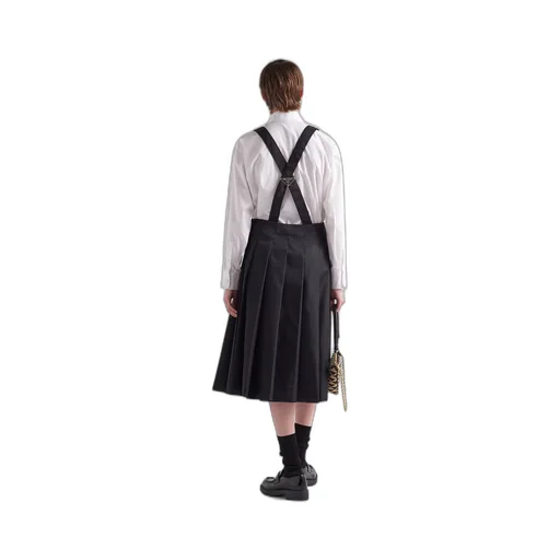 Pleated Re-Nylon skirt
