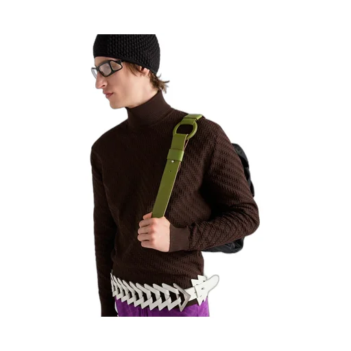 Re-Nylon turtleneck sweater
