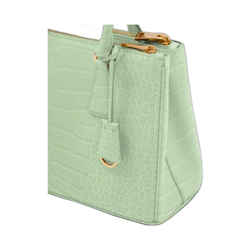 Medium Prada Galleria crocodile leather bag
