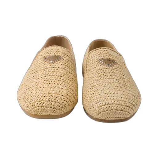 Crochet slip-on shoes