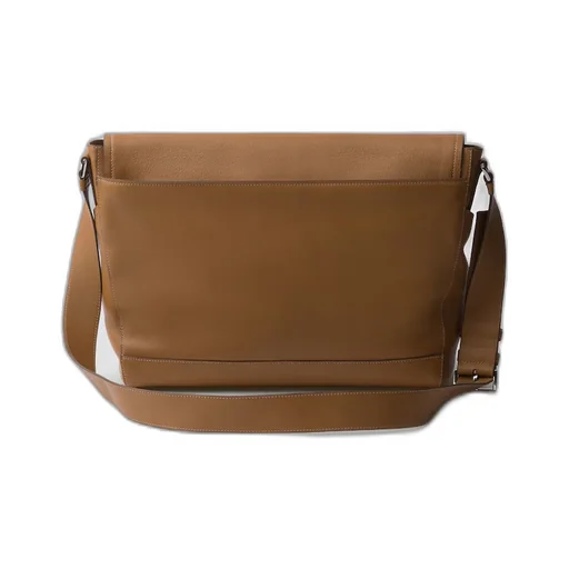 Large leather shoulder bag