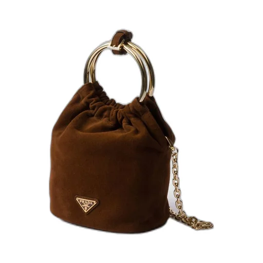 Suede mini-bag