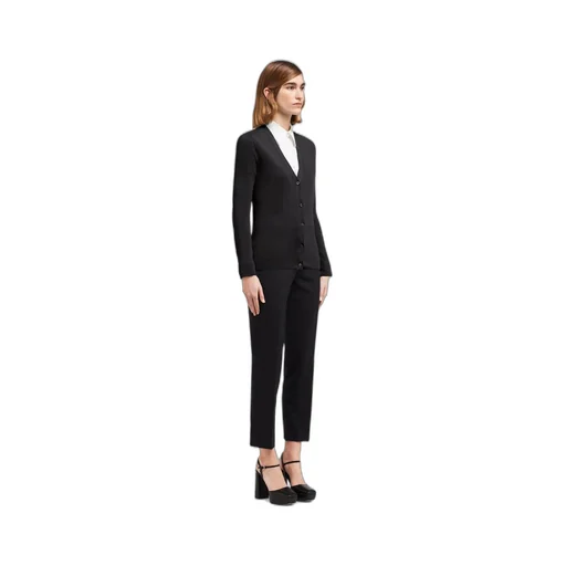Cashmere and silk cardigan