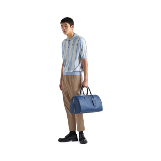 Saffiano leather travel bag