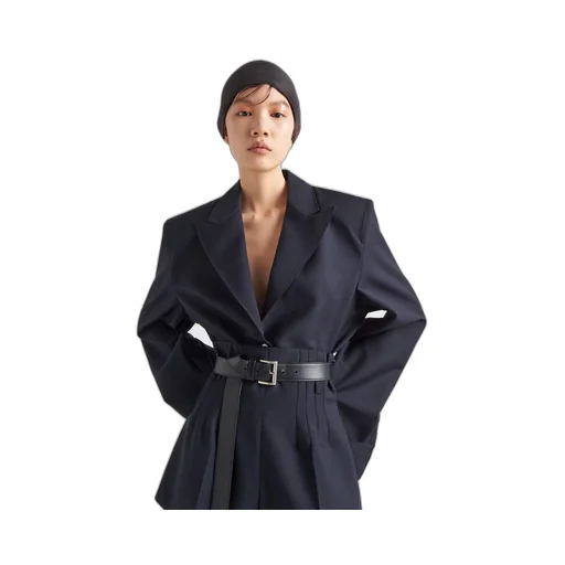 Single-breasted mohair jacket