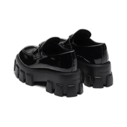 Monolith patent leather loafers