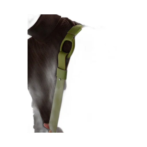 Printed Saffiano leather shoulder strap