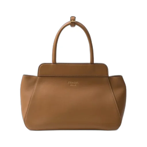 Medium leather tote bag